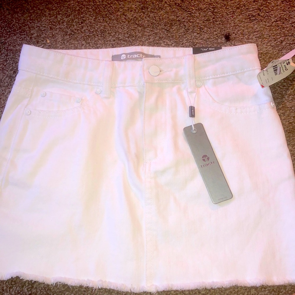White skirt